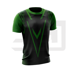 Camiseta Deportiva Personalizada JAMEZ SPORTS 100% Algodón Antibacterial Transpirable de Secado Rápido con Cuello en V y Manga Corta para Equipos Unisex - Product Image 5