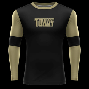 Men's Performance Compression <b>Long</b> <b>Sleeve</b> <b>Top</b> Quick Dry Solid Color Stretch Gym Fitness Running <b>Workout</b> Sportswear Tee - Product Image 3