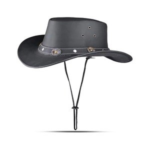 Sombrero de Vaquero de Hierba Marina Natural, Resistente, de Ala Ancha, para Verano, Jardín, Granja, Rancho, Protección Solar - Product Image 2