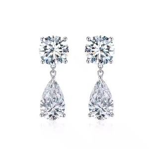 Moissanite Channel Setting 18k Silver Unisex Men's Cocktail <b>Ring</b> Luxury Jewelry - Product Image 1