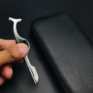 Pince à épiler en acier inoxydable de haute qualité avec marque personnalisée, applicateur durable pour l'épilation, outil de beauté de premier choix, marque privée - Product Image 2
