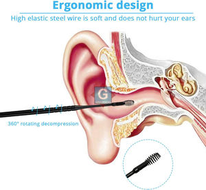 Juego de Herramientas de Limpieza de Cera para Oídos de Alta Calidad, Kit de Higiene de Acero Inoxidable para el Cuidado de la Belleza - Product Image 3