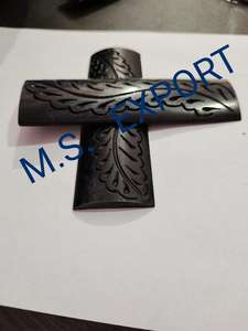 Manche de couteau en os teinté poli, écologique, artisanat naturel, matériau décoratif pour la fabrication de couteaux personnalisés - Product Image 6