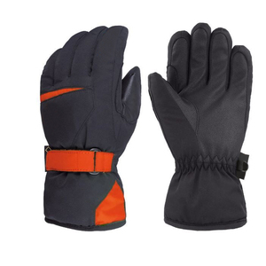 Premium Quality OEM Service Wholesale Leather Full Finger Winter Use <b>Ski</b> Gloves Latest Design Adult Unisex Top Selling - Product Image 1
