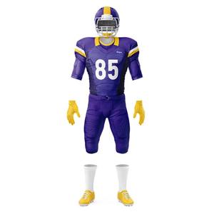 Uniformes de football américain professionnels en sublimation, design personnalisé, tailles, logos, noms, numéros, combinaisons de couleurs, Eoin Winston Sports - Product Image 2