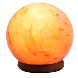 Himalayan Salt <b>Lamp</b> Round Polished Natural Craft Home Decoration Feng Shui Light - Product Image 4