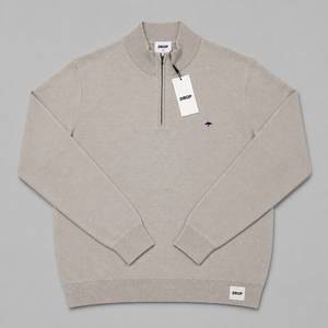 Cardigan en maille à col montant zippé pour homme, mélange de coton, léger et décontracté, OEM ODM, logo personnalisé, prix de gros au Bangladesh - Product Image 5