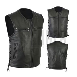 Chaleco de Invierno Ligero y Ajustado de Cuero Genuino para Hombre, Transpirable, Resistente al Viento, Estilo Casual, SNAFA SPORTS - Product Image 6