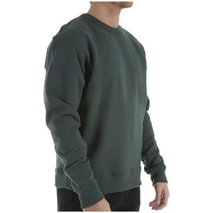 Gym Mens Fleece Crewneck Sweatshirt Thick Loose Fit Soft Basic Pullover Sweatshirt Plus Size Casual Customized Sweatshirts - Product Image 4