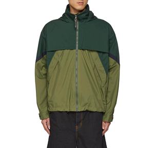 Veste coupe-vent Anorak légère personnalisée pour hommes, panneaux coupés et cousus, grande taille 100%, doublure en maille de polyester, veste coupe-vent - Product Image 1
