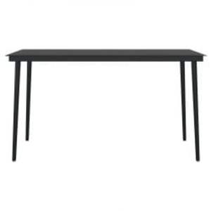 Conjunto de Comedor para Jardín en Negro - Product Image 6