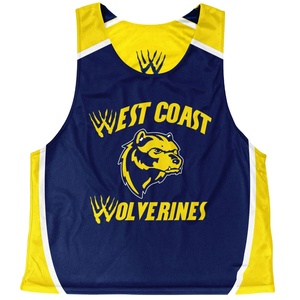 Service OEM pour les pinnies de crosse sublimés imprimés réversibles de taille plus avec numéro de nom de logo personnalisé 100% Polyester - Product Image 3