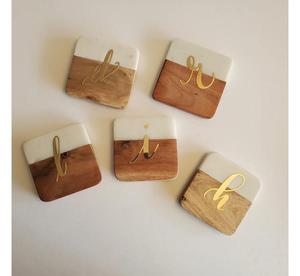 Quality Design Marble Coaster Stone Coaster Wood Marble Coaster Stone and Coaster Tea Place Mats at very reasonable Price - Product Image 3