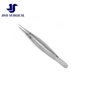 คีมเย็บผ่าตัด Jiyo Surgical Co. รุ่น MP-4561 Castroviejo แบบตรง ขนาด 4 3/8 นิ้ว (110 มม.) ฟันละเอียด 0.12 มม. ขนาด 5.5 มม. สำหรับผูกไหม - Product Image 5