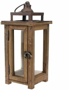 Farol de madera de diseño, artículo de decoración para el hogar, para hoteles, cafeterías, restaurantes y proyectos de estilismo de interiores de lujo. - Product Image 5