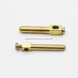Pin de latón de tamaño variable personalizado de alta calidad, accesorios de conector de uso eléctrico más vendidos fabricados en India - Product Image 1