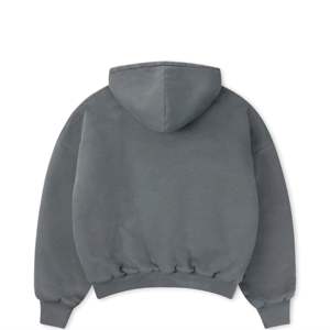 Sweat-shirt à capuche surdimensionné pour homme, couleur unie, en molleton de coton, décontracté, pour l'automne, avec poche avant, manches régulières, 2027 - Product Image 2