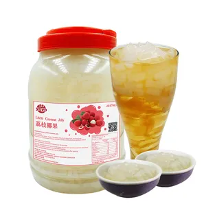 Кокосовое желе Litchi со вкусом личи, желе Topping, тайваньский продукт