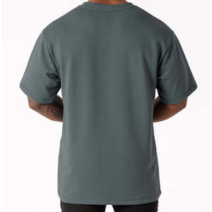 T-shirts imprimés amples en coton épais 100 % pour hommes, style décontracté, tie-dye vintage - Product Image 2