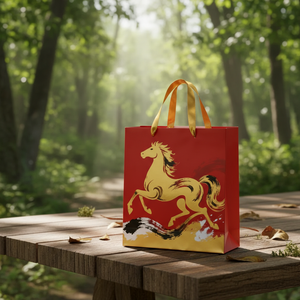 Sacs cadeaux en papier mat recyclables écologiques de luxe pour parfums, bijoux, cosmétiques et décoration - Product Image 4