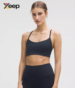 เสื้อชั้นในกีฬาโยคะคุณภาพสูงสำหรับผู้หญิง XEEP รุ่น XC-SB-153 แบบเรียบง่าย ระบายอากาศได้ดี สายปรับได้ แผ่นรองถอดออกได้ รองรับได้ดีเยี่ยม แห้งเร็ว - Product Image 1