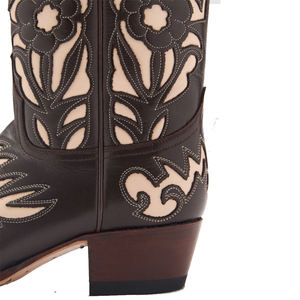 Genuine Cowhide Leather Cowboy <b>Boots</b> | Handmade Mexican Western <b>Boots</b> for Autumn Winter <b>Spring</b> - Product Image 4