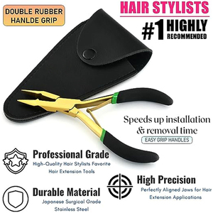 Best Selling Salon Tape In Hair <b>Extension</b> Tools Stainless Steel Installation Tool Pliers Wholesale <b>Cheap</b> Human Hair <b>Extension</b> - Product Image 3