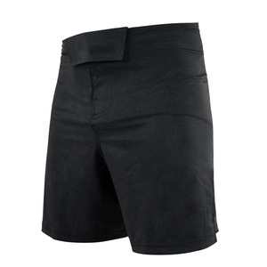 Shorts MMA pour hommes 100% coton, taille élastique, couleur unie, décontractés, en toile, pour entraînement fitness, grappling, sparring, séances de gym - Product Image 1