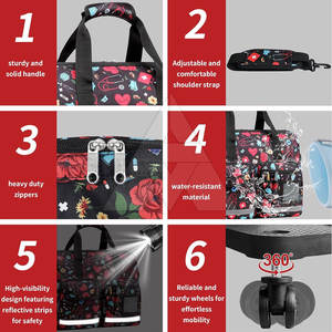 Sacs à roulettes médicaux à marque privée en stock, design unique, vente chaude, sacs à roulettes médicaux à vendre - Product Image 6