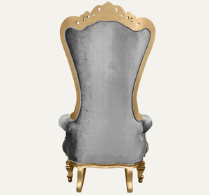 Silla de Trono de Madera de Caoba Sólida de Estilo Antiguo, Hecha a Mano, Duradera, Muebles de Lujo para Sala de Estar de Hotel o Apartamento - Product Image 3