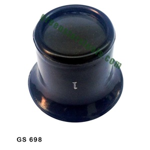 Loupe oculaire en plastique de type Bergeon, loupe à lentille en verre pour bijoux, outil d'inspection léger | Numéro d'article GS-704D - Product Image 1