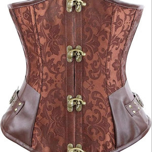 Corsets vintage pour femmes, sexy, gainants, respirants, en cuir moderne, pour grandes tailles - Product Image 1