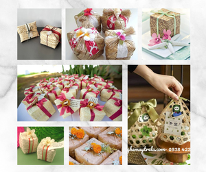 Panier-cadeau en bambou tissé à la main du Vietnam: cadeau de mariage et de festival durable, conçu avec une élégance verte de charme artisanal - Product Image 5