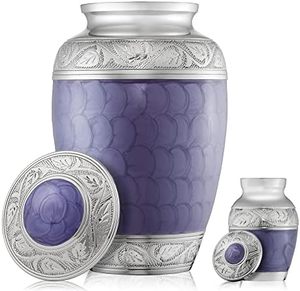 Urne funéraire en aluminium Prestige pour adultes, porte-cendres, conçue avec une fermeture sécurisée durable et une finition soignée - Product Image 4