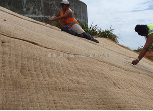 Couverture en fibre de coco écologique, idéale pour la couverture des sols, la construction paysagère, la stabilisation des sols, le contrôle de l'érosion et la protection des rives, fabriquée au Sri Lanka. - Product Image 2