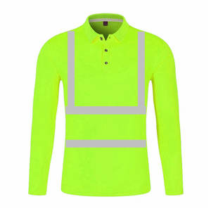 Camisa de Seguridad Reflectante de Alta Visibilidad Personalizada, Estilo Hawaiano, Fluorescente, para Trabajo de Construcción, para Mayor Visibilidad - Product Image 1