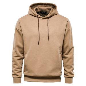 Nouveau haute qualité impression Logo Streetwear français éponge gaufre couche extérieure Style rétro hommes décontracté sport Gym travail à capuche - Product Image 3