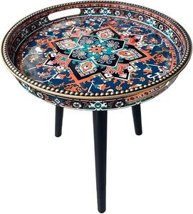 Table basse gigogne artisanale durable en bois, pieds en bois de manguier massif, mobilier de salon moderne haut de gamme, sur mesure - Product Image 4