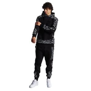 ชุดวอร์มผู้ชายดีไซน์ล่าสุด 2024 แบบ OEM ชุดเซ็ต 2 ชิ้น เสื้อฮู้ดพิมพ์ลายตามสั่งสำหรับผู้ชาย - Product Image 1