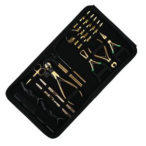 Complete Hair <b>Extension</b> Salon Tool Set Installation with <b>Beads</b> Crimping Tool, Opener Tool Loop Hook & Tape-In <b>Extension</b> Tools - Product Image 1
