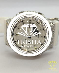 Premium VVS Moissanite Diamond Watch 925 Sterling Silver Custom Luxury <b>Wristwatch</b> For Men Women - Product Image 1