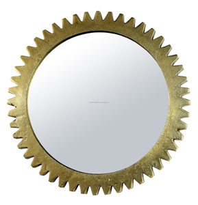 Luxury Classic <b>Gold</b> Sunflower Wave <b>Wall</b> <b>Mirror</b> Handcrafted Cast Aluminium Art Deco Style Birthday Easter Home Decor Bedroom - Product Image 5