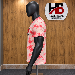 T-shirt tie-dye pour homme, couleur personnalisée, manches courtes, décontracté, col rond, coupe ample, vêtement de tous les jours, design créatif. - Product Image 4