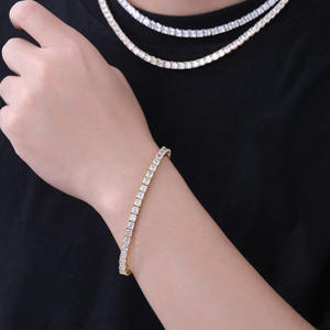 Luxury <b>White</b> Gold <b>Bracelet</b> With Pear Cut Fancy Diamonds Rhodium Plated Women's Everyday Wear Jewelry Available for Best Price - Product Image 2