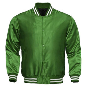 Mens Varsity <b>Jacket</b> Satin Polyester Retro Zip Casual Bomber <b>Jacket</b> <b>Lightweight</b> Streetwear Athletic Style Classic Letterman - Product Image 5