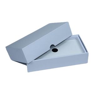 Boîte en carton blanc vierge de haute qualité en gros d'usine, boîte d'emballage de luxe pour téléphone portable pour la vente au détail - Product Image 1