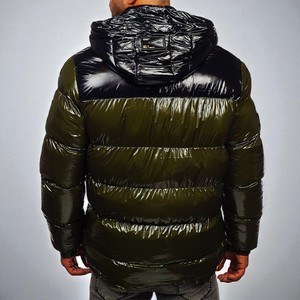 Chaqueta acolchada con capucha de alta calidad, moda de invierno, nueva llegada, extragrande, impermeable, para hombre, diseño y logotipo personalizados - Product Image 6