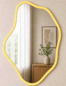 SN HANDICRAFTS Fabricant de miroirs optiques concaves encadrés en verre Art Déco sur mesure avec écran LED pour pose au sol - Product Image 1