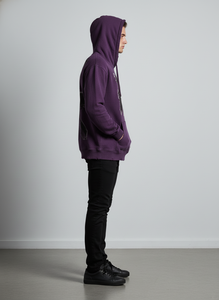 Sudadera con Capucha Extra Grande Personalizada, de Algodón Grueso de 400 g/m², Lavado Ácido, Estilo Vintage, Desgastada, para Hombre, Ropa Urbana, OEM - Product Image 4