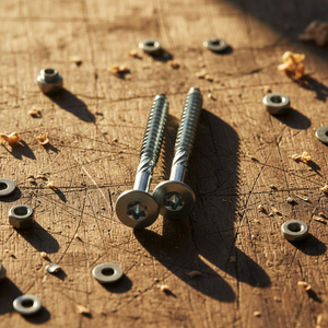 Vis à tête fraisée à filetage grossier en acier au carbone nickelé, oxyde noir, à entraînement Torx, métrique et impérial, classe 4.8 6.8, qualité industrielle - Product Image 1